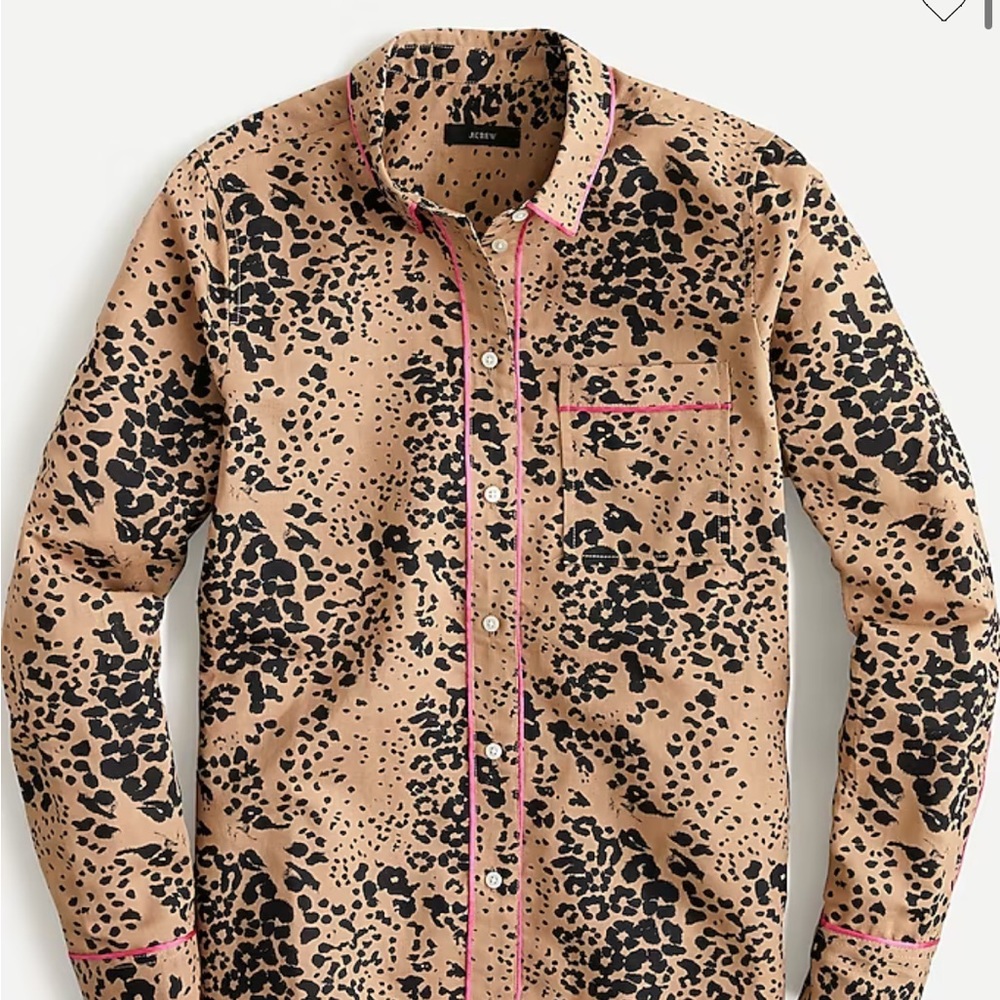 J.Crew Matching Leopard Print Pink Set - image 2